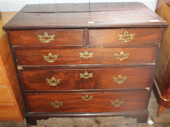 Georgian chest of drawers (a/f)